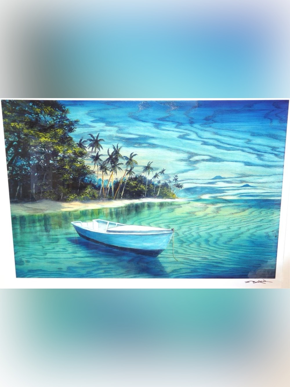 Lithograph titled “On the Water” by Matt Beyrer